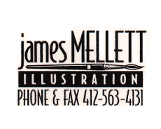 James Mellett Illustration Logo